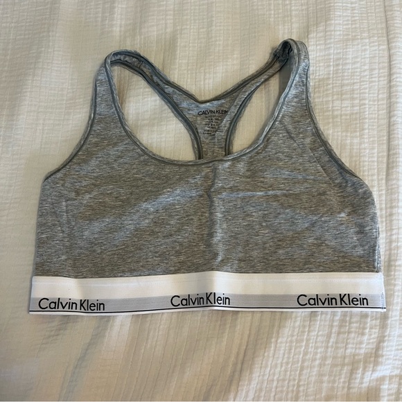 Modern Cotton Unlined Bralette - Picture 3 of 6